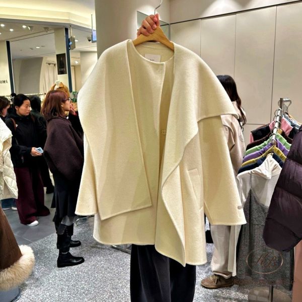 FWKR05 冬季 羊毛手工輕大衣 羊絨大衣 