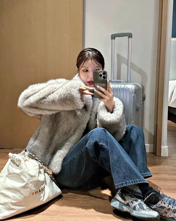 Fw414 秋季 皮草大衣外套 