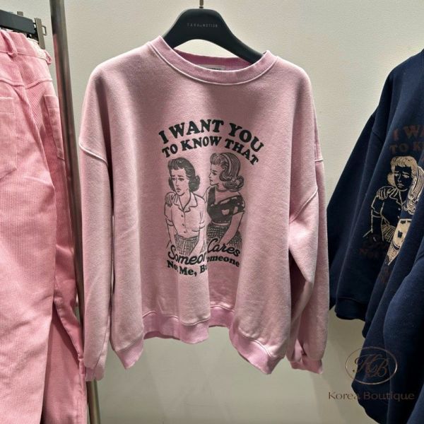 FWKR73 冬季 漫畫女郎 加絨衛衣 