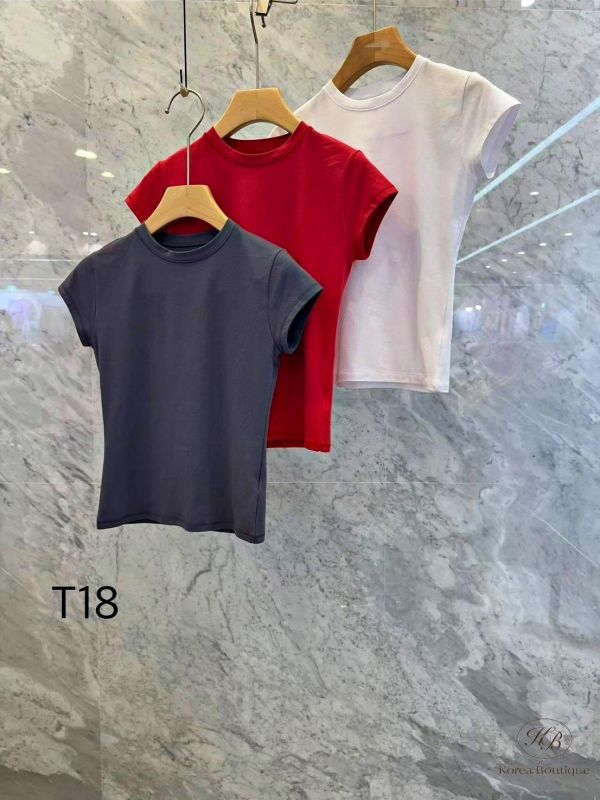 SS101 春季 JS質感簡約短tee 