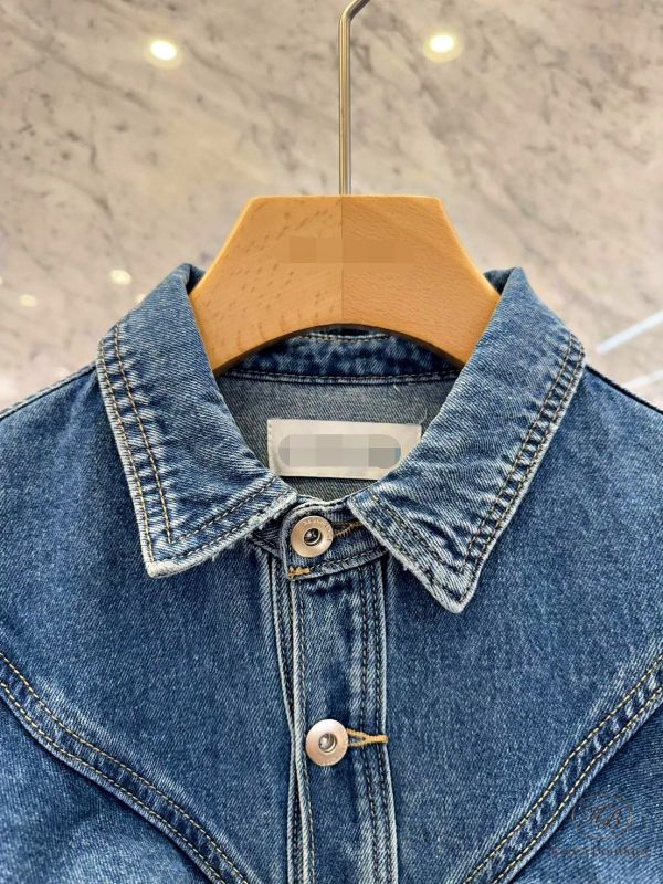 SS07 春季 春款荷葉邊牛仔襯衫 