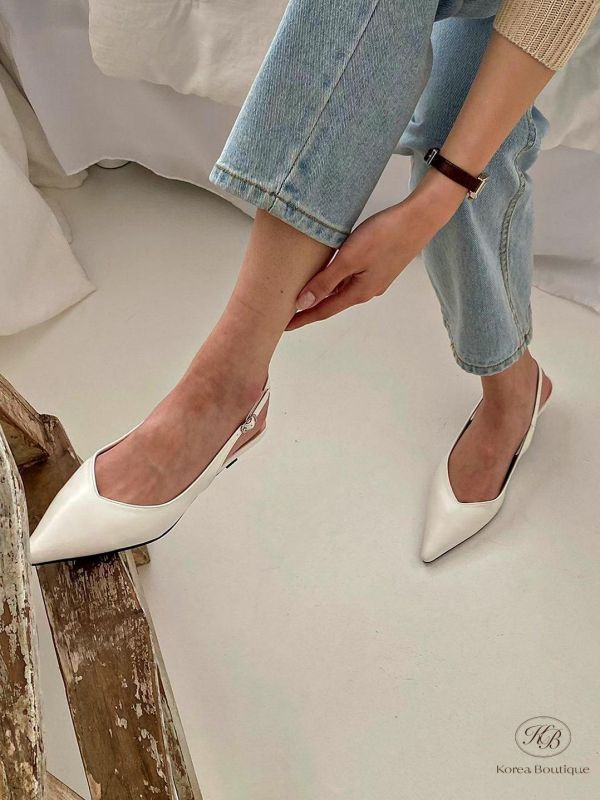 SS140 春季 尖頭亮眼跟鞋 四公分 