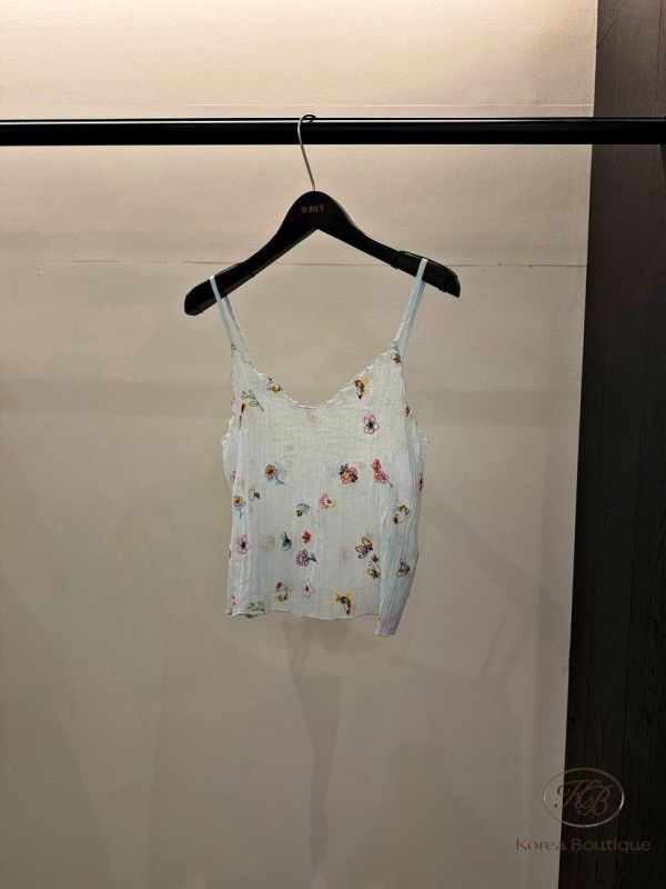 SS377 春季 細節好多的細肩帶上衣 