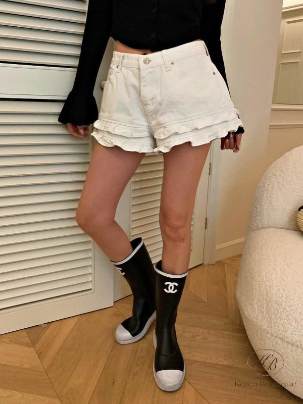 SS402 春季 花邊牛仔褲 