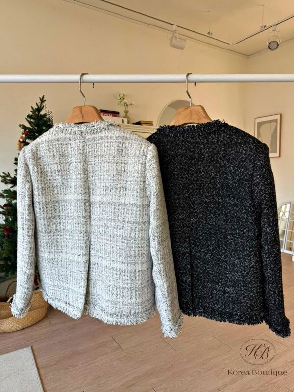 Fw484 冬季 經典小香外套 