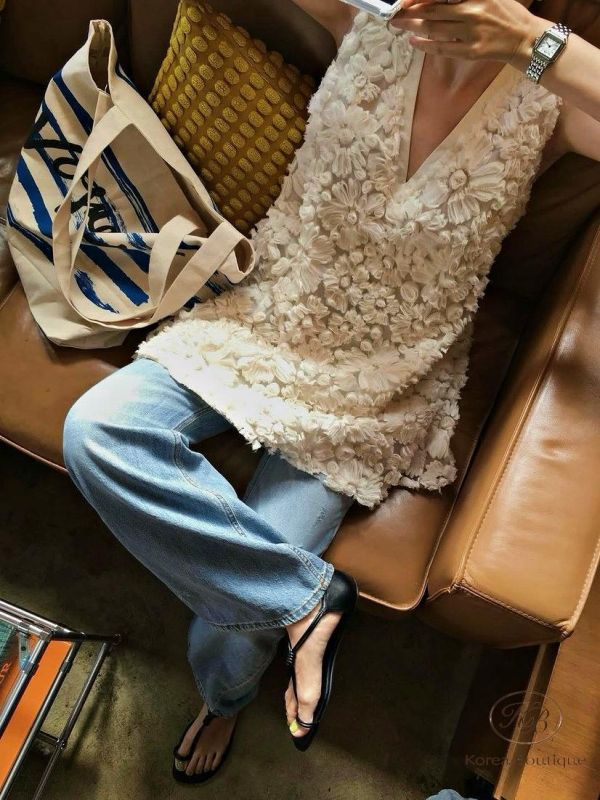 SS446 春季 玫瑰重工洋裝 