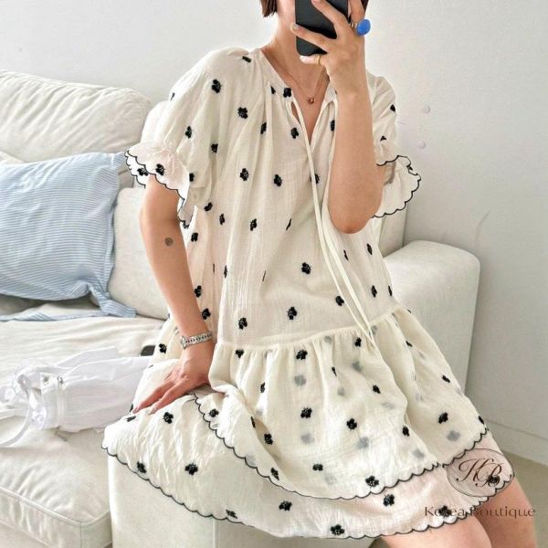 SS422 春季 好美的民俗感洋裝 