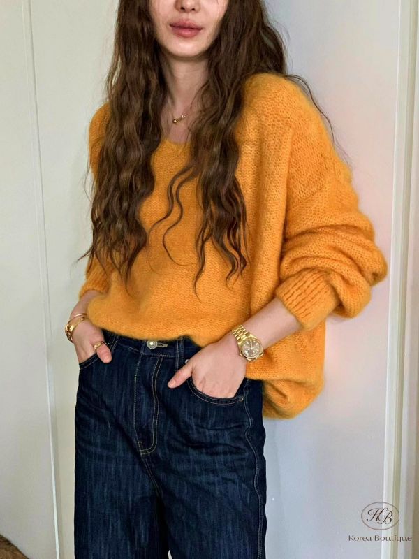 Fw397 秋季 顏色都好好看的v領質感羊毛上衣 