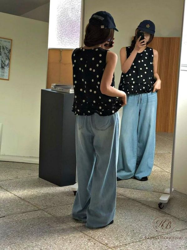 SS303 春季 點點圖案背心 