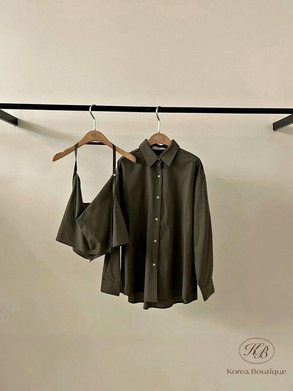 SS170 春季 兩件式質感襯衫 