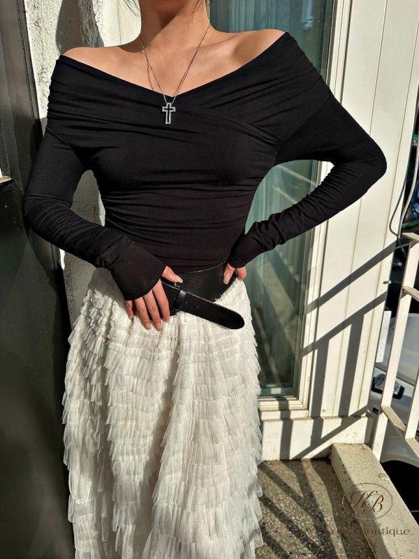 SS118 春季 彈性棉v領上衣 