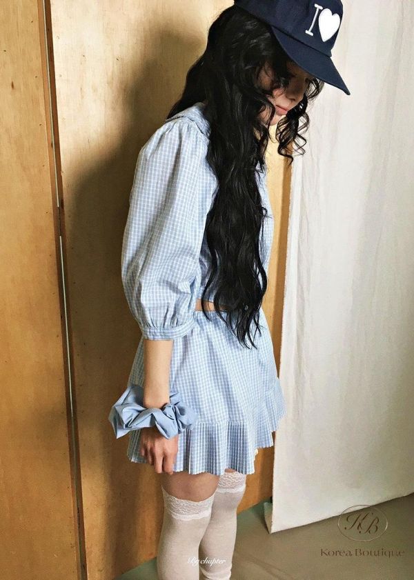 SS331 春季 可愛圓領襯衫套裝 