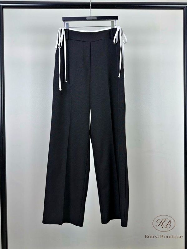 SS207 春季 蝴蝶結西裝褲 