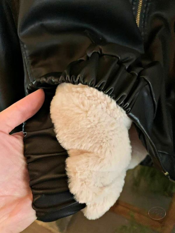 Fw468 冬季 毛茸茸內刷毛皮外套 