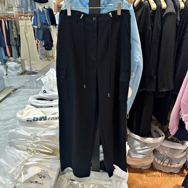 SS351 春季 質感口袋小直筒工裝褲 