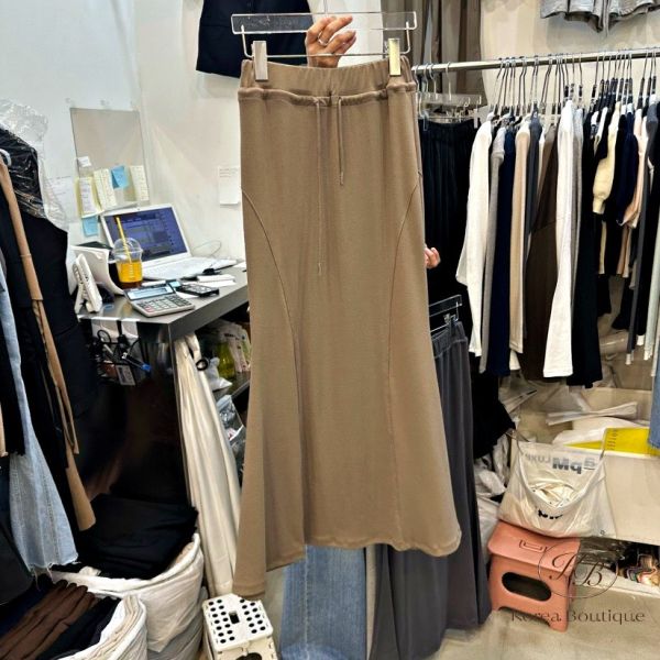 Fw175n 秋季 魚尾下擺棉裙 