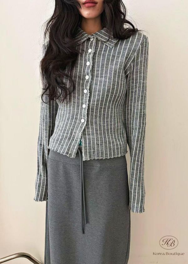 SS12 春季 條紋修身上衣 