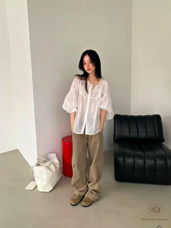 SS532 夏季 夏日還是需要一件美麗的長袖罩衫 