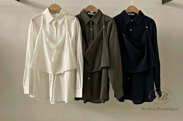 SS170 春季 兩件式質感襯衫 