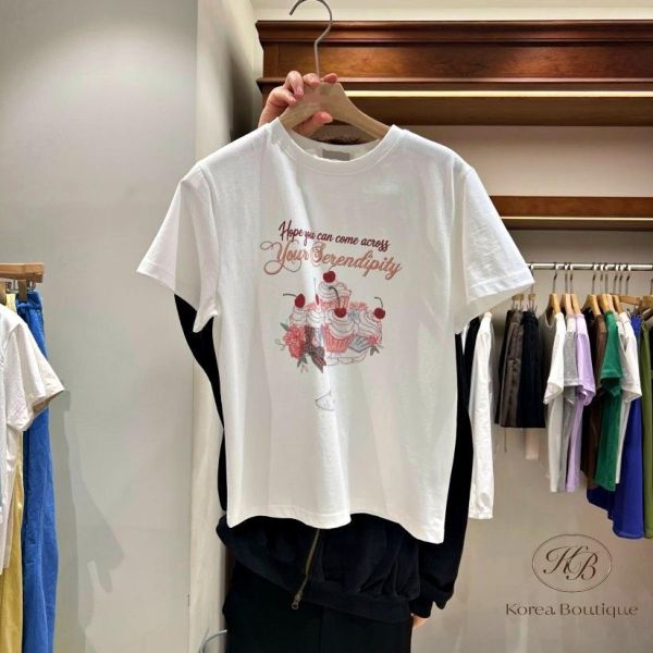 SS506 春季 蛋糕聖代tee 