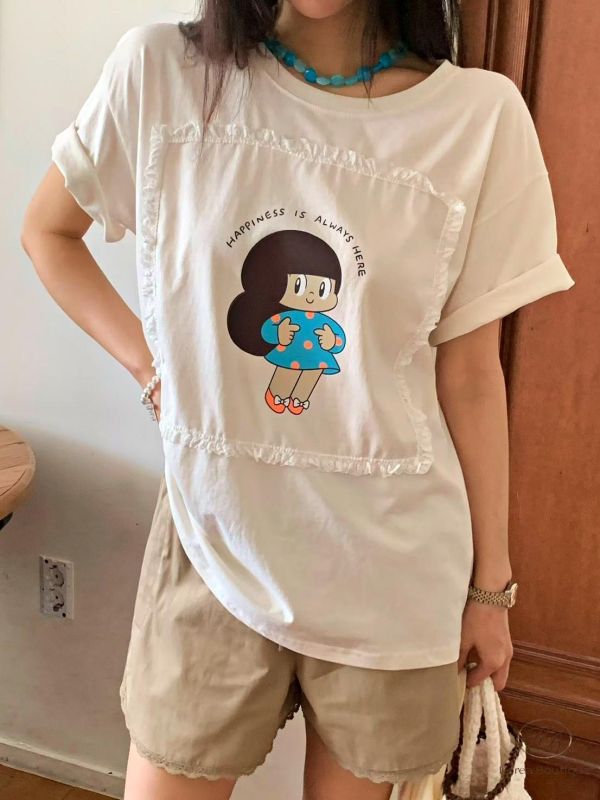 SS518 夏季 大頭娃娃tee 