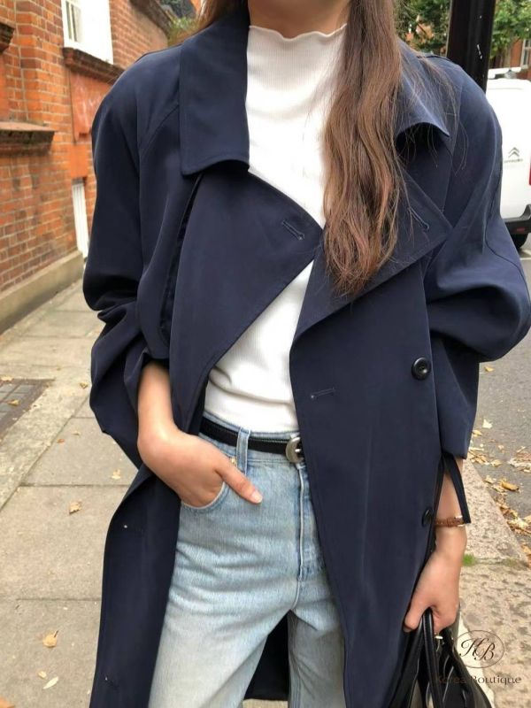 Fw17 秋季 Breeze 雙排扣風衣 