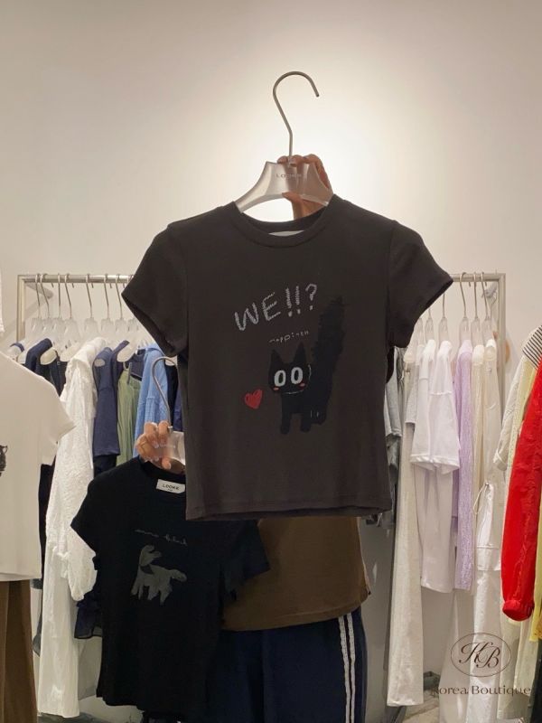 Su87 夏裝 可愛貓貓tee 