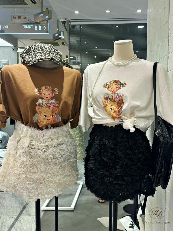FW2602 秋季 小女孩tee 