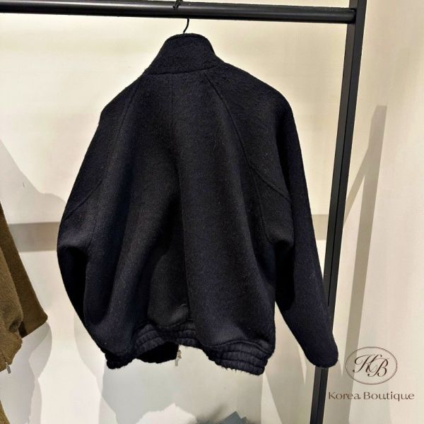 Fw493 冬季 質感很好的羊毛夾克外套 