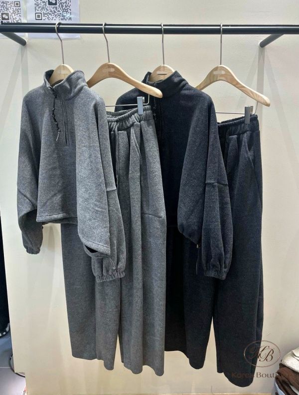 FWKR24 冬季 絨毛感束口套裝 