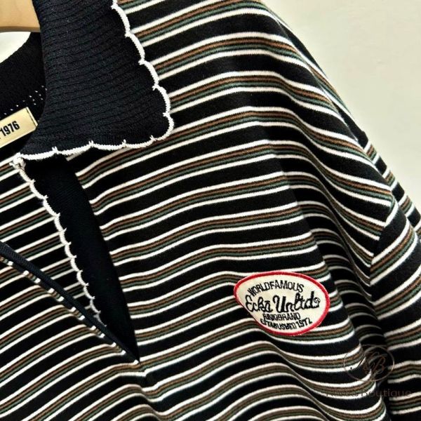 SS13 春季 條紋細節很多的polo衫 