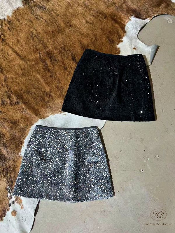 FWKR85 冬季 亮片裙 