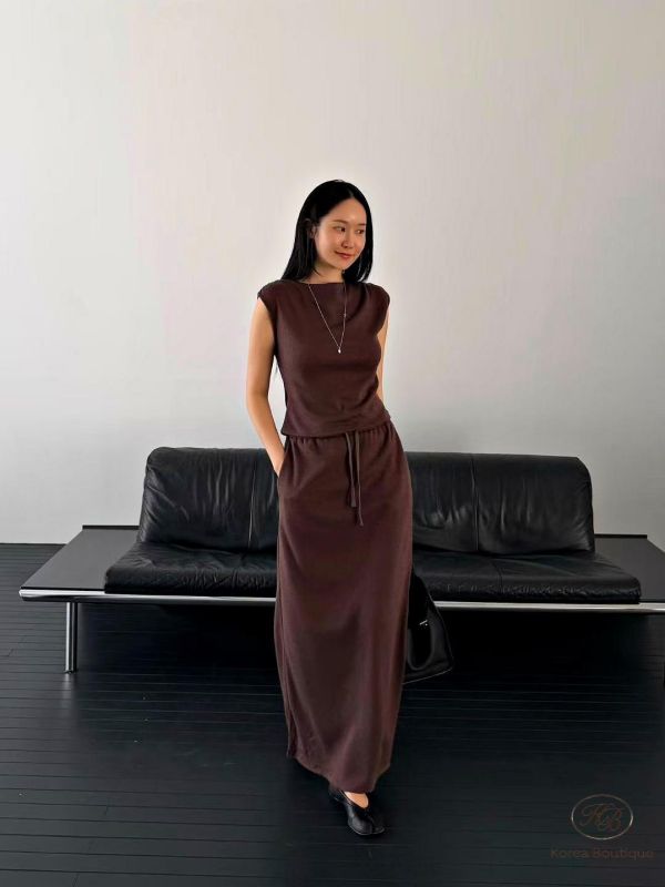 SS175 春季 棉質長裙套裝 