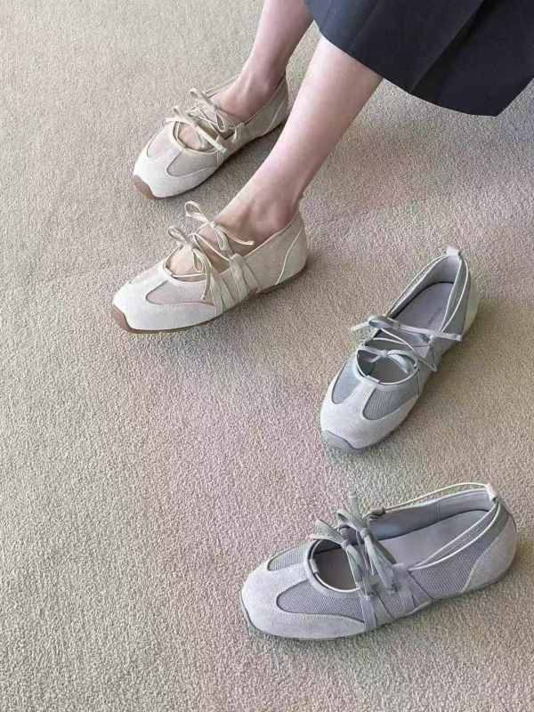 SS213 春季 真皮春款芭蕾娃娃鞋 