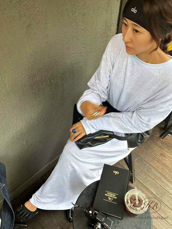 Fw197 秋季 附上腰帶的長棉洋裝 