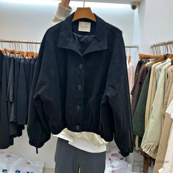 FW2788 秋季 質感很好也很輕的麂皮夾克外套 