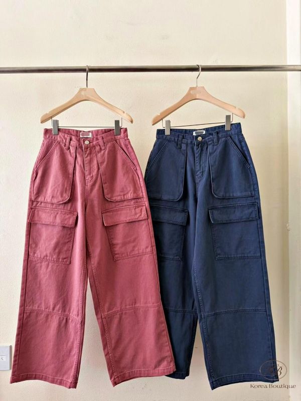 FW2651 秋季 大口袋工裝褲 