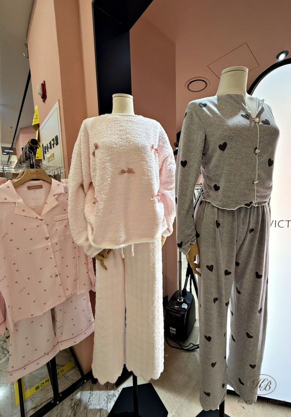 FWKR15 冬季 東大門最舒服的愛心睡衣 70公斤豐腴身材一樣可以駕馭 