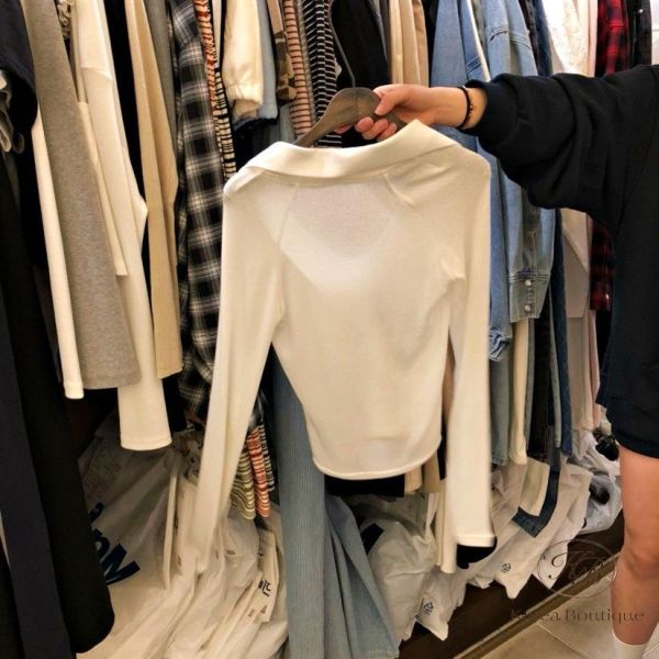 SS228 春季 深領polo衫 