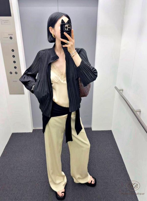 SS271 春季 設計家 質感鬆弛時髦長褲 