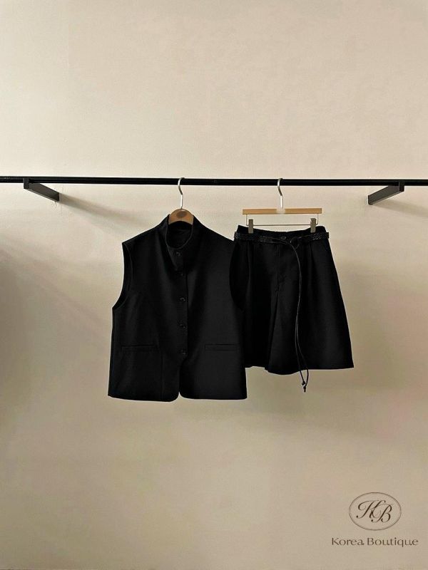 SS426 春季 俐落的背心套裝 