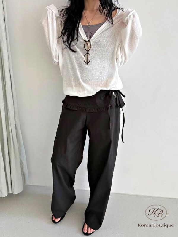 SS266 春季 大V領上衣 