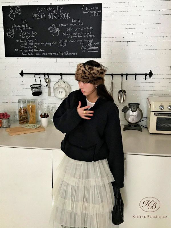 Fw501 冬季 毛毛髮帶 