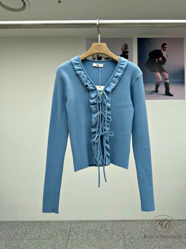 SS91 春季 荷葉邊設計上衣 