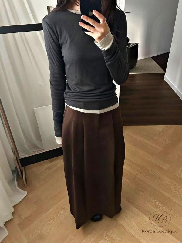 FW2654 秋季 薄款彈性合身tee 