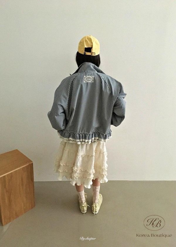 SS492 春季 夏季也需要防曬防風的可愛風衣外套 材質涼爽 