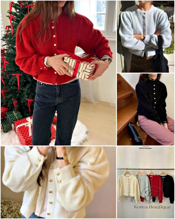 Fw472 冬季 金扣小外套 