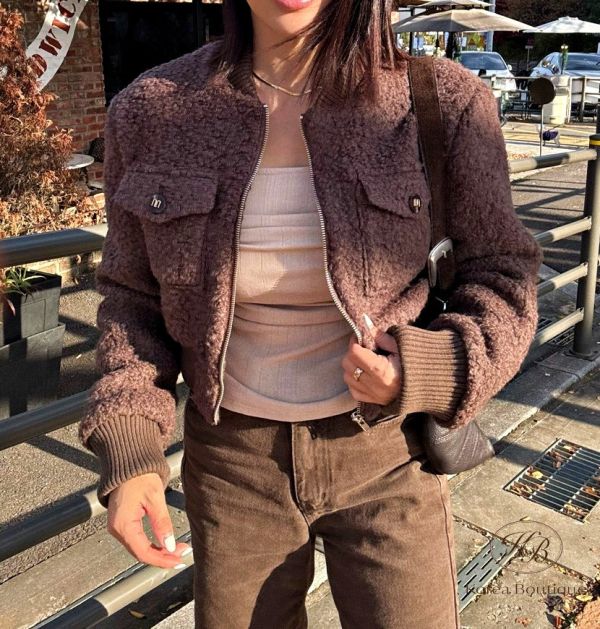 FWKR89n 冬季 熊寶寶短版外套 