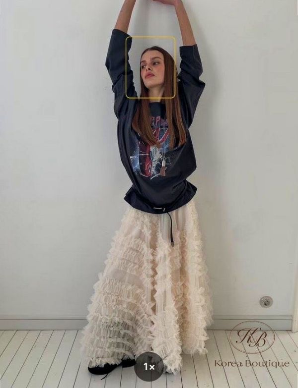 SS01 春季 春款超級浪漫層層紗裙 