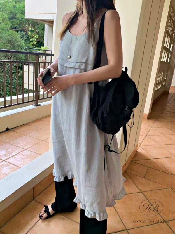 SS122 春季 清新背心洋裝 